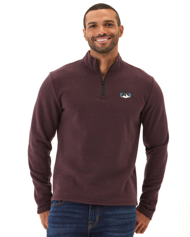 Kace Triblend Fleece Tall Peak Embroidered 1/4-Zip Threads 4 Thought 