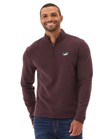 Kace Triblend Fleece Tall Peak Embroidered 1/4-Zip Threads 4 Thought 