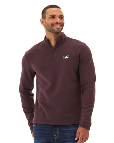 Kace Triblend Fleece Tall Peak Embroidered 1/4-Zip Threads 4 Thought 