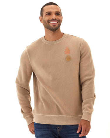 Mineral Wash Nature Explorer Crew Neck Pullover Threads 4 Thought 