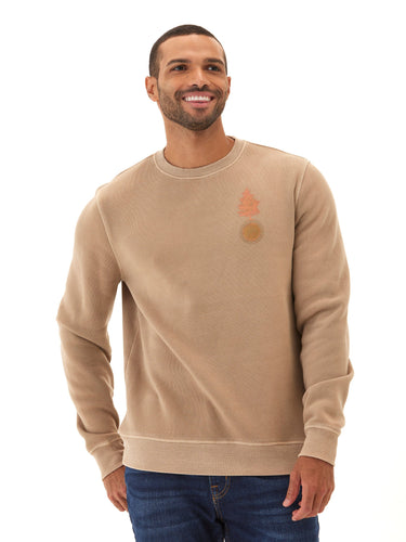 Mineral Wash Nature Explorer Crew Neck Pullover Threads 4 Thought 