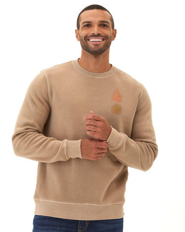 Mineral Wash Nature Explorer Crew Neck Pullover Threads 4 Thought 