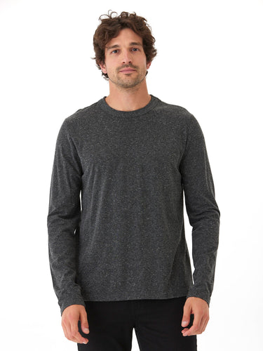 Tucker Triblend Long Sleeve Crew Mens Tops Tshirt Long Threads 4 Thought 