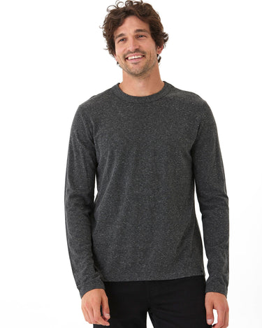 Tucker Triblend Long Sleeve Crew Mens Tops Tshirt Long Threads 4 Thought 