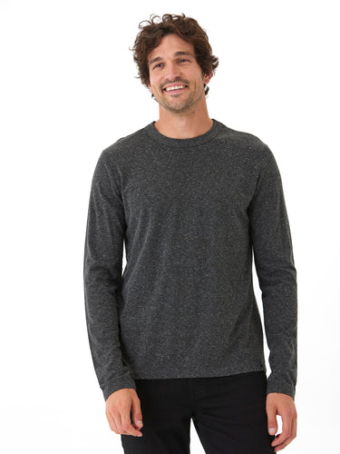 Tucker Triblend Long Sleeve Crew Mens Tops Tshirt Long Threads 4 Thought 