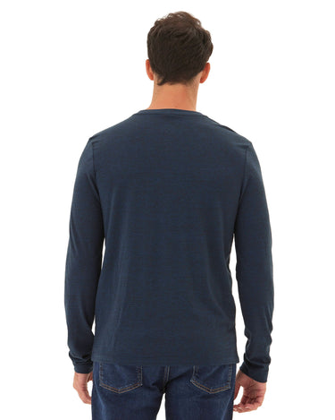 Austin Triblend 2 Button Long Sleeve Henley Mens Tops Tshirt Long Henley Threads 4 Thought 