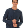 Austin Triblend 2 Button Long Sleeve Henley Mens Tops Tshirt Long Henley Threads 4 Thought 