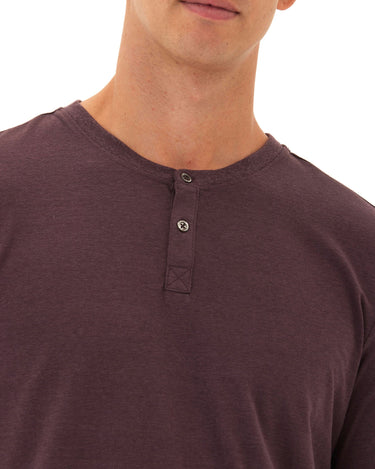 Austin Triblend 2 Button Long Sleeve Henley Mens Tops Tshirt Long Henley Threads 4 Thought 