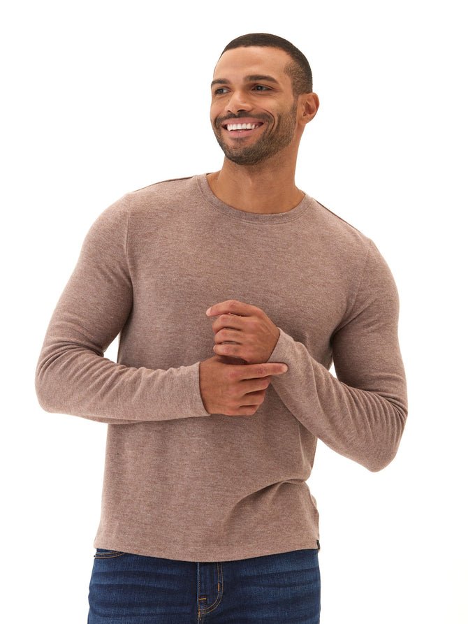 Gill Sweater Knit Long Sleeve Tee Mens Outerwear Sweater Threads 4 Thought 