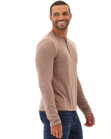 Elias Sweater Knit Long Sleeve Henley Mens Outerwear Sweater Threads 4 Thought 