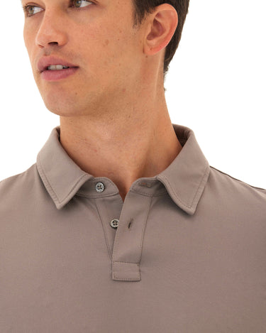 Darryn Luxe Jersey 2 Button Polo Mens Tops Tshirt Long Polo Threads 4 Thought 