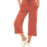 Carrie Feather Fleece Wide Leg Crop Pant 22" Womens Bottoms Pants Threads 4 Thought 