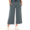 Carrie Feather Fleece Wide Leg Crop Pant 22" Womens Bottoms Pants Threads 4 Thought 