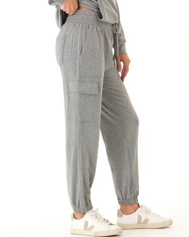 Margot Feather Fleece Cargo Jogger Womens Bottoms Sweatpants Threads 4 Thought 