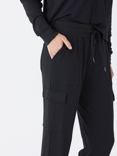 Margot Modal Terry Cargo Jogger Womens Bottoms Sweatpants Threads 4 Thought 