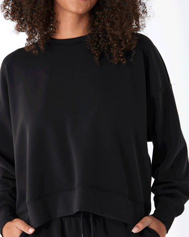 Naia Peached Modal Pullover Womens Outerwear Sweatshirt Threads 4 Thought 