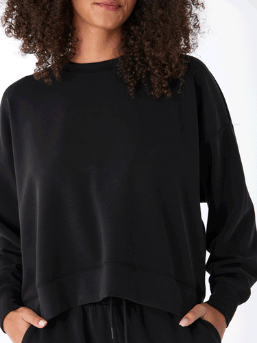 Naia Peached Modal Pullover Womens Outerwear Sweatshirt Threads 4 Thought 