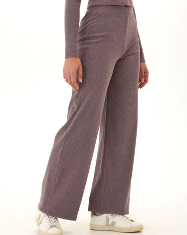 Sarina Brushed Performance Rib Wide Leg Pant Womens Bottoms Pants Threads 4 Thought 