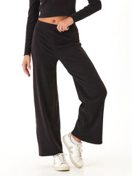 Sarina Brushed Performance Rib Wide Leg Pant Womens Bottoms Pants Threads 4 Thought 