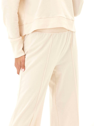 Shiloh Cozy Fleece Rib Mix Wide Leg Pant Womens Bottoms Sweatpants Threads 4 Thought 