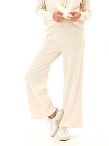 Shiloh Cozy Fleece Rib Mix Wide Leg Pant Womens Bottoms Sweatpants Threads 4 Thought 