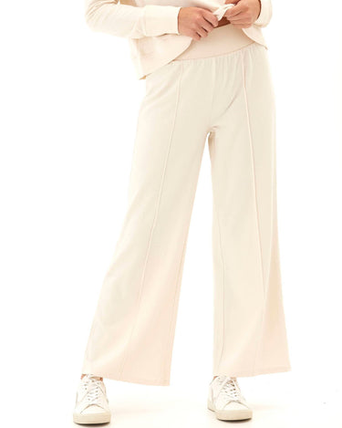 Shiloh Cozy Fleece Rib Mix Wide Leg Pant Womens Bottoms Sweatpants Threads 4 Thought 