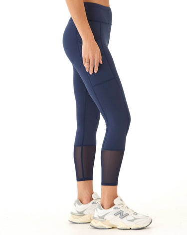 Katalina High Rise Performance Mesh Panel 7/8 Legging Womens Bottoms Leggings Threads 4 Thought 