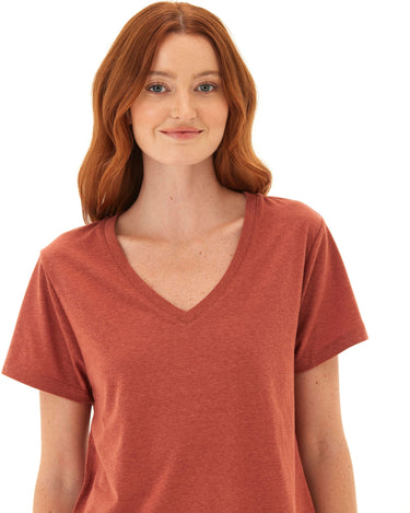 Ada Triblend V-Neck Tee Womens Tops Short Tee Threads 4 Thought 