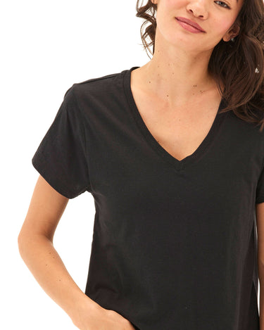 Ada Triblend V-Neck Tee Womens Tops Short Tee Threads 4 Thought 