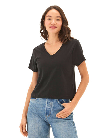 Ada Triblend V-Neck Tee Womens Tops Short Tee Threads 4 Thought 