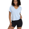 Ada Triblend V-Neck Tee Womens Tops Short Threads 4 Thought 