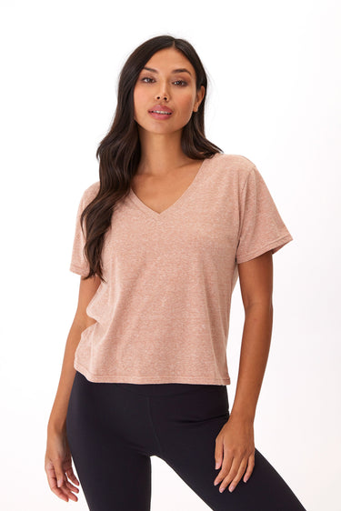 Ada Triblend V-Neck Tee Womens Tops Short Threads 4 Thought 