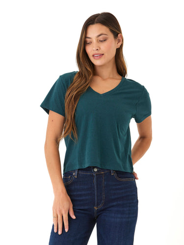 Ada Triblend V-Neck Tee Womens Tops Short Tee Threads 4 Thought 