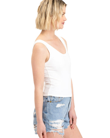 Mirabel Luxe Jersey Fitted Crop Tank – Threads 4 Thought