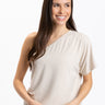 Shivani Modal Jersey One-Shoulder Top Womens Tops Short Threads 4 Thought 