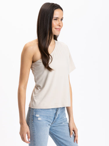 Shivani Modal Jersey One-Shoulder Top Womens Tops Short Threads 4 Thought 