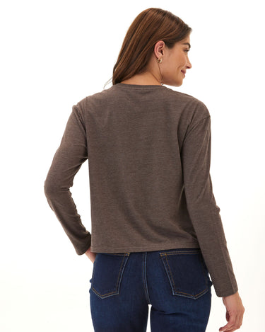 Maggie Triblend LS Pocket Tee Threads 4 Thought 