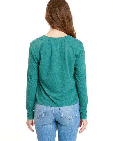 Ada Triblend Long Sleeve V-Neck Tee Womens Tops Long Threads 4 Thought 