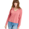 Ada Triblend Long Sleeve V-Neck Tee Womens Tops Long Threads 4 Thought 