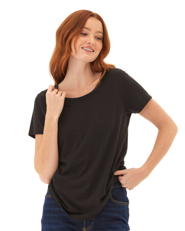 Odette Triblend Crew Tee Womens Tops Short Tee Threads 4 Thought 