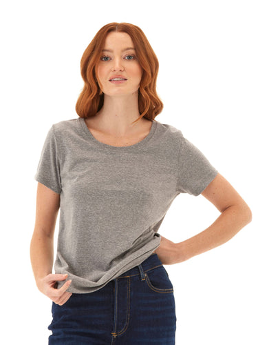 Odette Triblend Crew Tee Womens Tops Short Tee Threads 4 Thought 