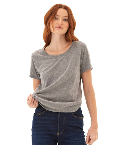 Odette Triblend Crew Tee Womens Tops Short Tee Threads 4 Thought 