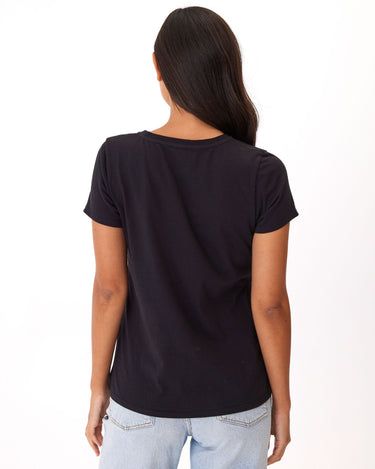 Odette Classic Jersey Crew Tee Womens Tops Short Threads 4 Thought 