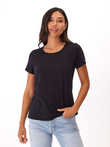 Odette Classic Jersey Crew Tee Womens Tops Short Threads 4 Thought 