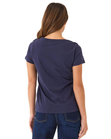 Odette Classic Jersey Crew Tee Womens Tops Short Threads 4 Thought 