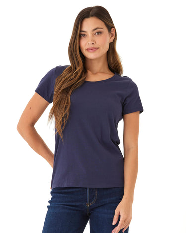 Odette Classic Jersey Crew Tee Womens Tops Short Threads 4 Thought 