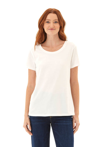 Odette Classic Jersey Crew Tee Womens Tops Short Tee Threads 4 Thought 