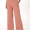 Sharie Towel Terry Wide Leg Pant Womens Bottoms Pants Threads 4 Thought 