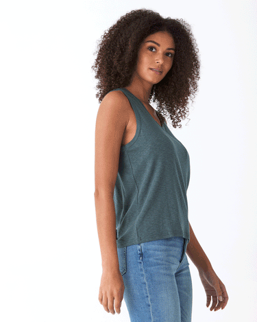 Kinsley Textured Slub Jersey Top Womens Tops Tanks Threads 4 Thought 