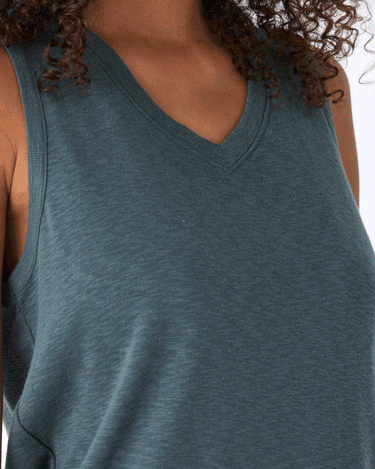 Kinsley Textured Slub Jersey Top Womens Tops Tanks Threads 4 Thought 